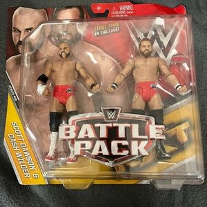 Wwe nxt battle pack revival figure . Top corners are damaged